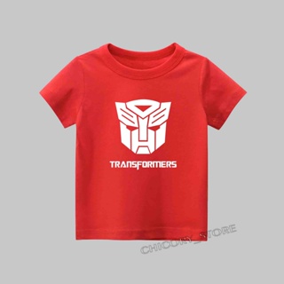 เสื้อยืดเด็กผช เสื้อขาว นำเข้าคุณภาพ!!! เสื้อยืด TRANSFORMERS ล่าสุด วัสดุพรีเมี่ยมสุดเท่ เสื้อยืด