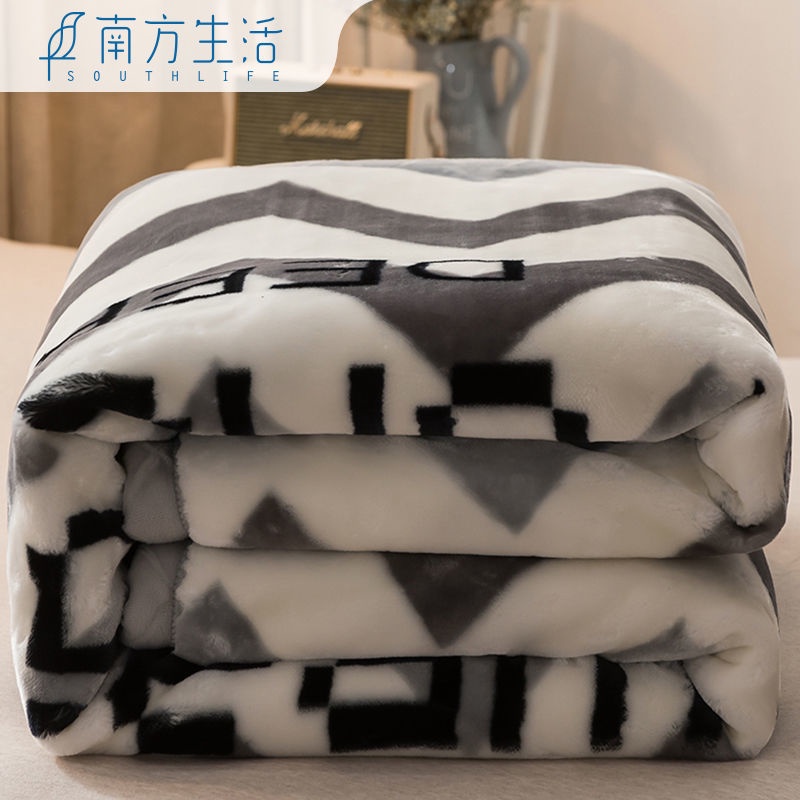 southern-life-thickened-double-layer-laschel-blanket-cover-blanket-winter-coral-fleece-blanket-bed-sheet-bayeta-quilt-wi