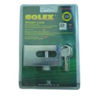 กุญแจล็อคประตูม้วน กุญแจประตูม้วน SOLEX CO