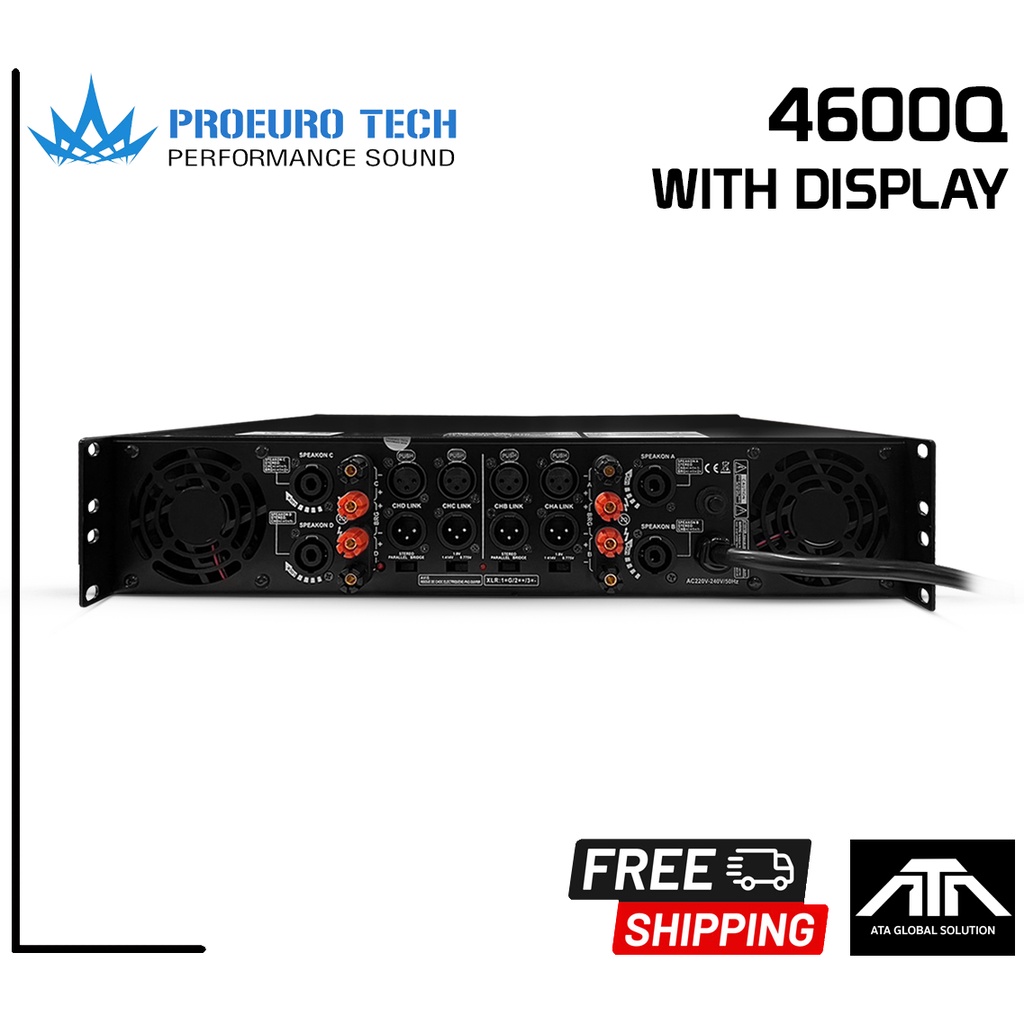 รุ่นใหม่มีจอ-proeurotech-4600q-poweramp-โปรยูโรเทค-ขยาย-เพาเวอร์-เครื่องขยายเสียง-แอมป์-โปรยูโร-เทค-proeuro-tech-4600q