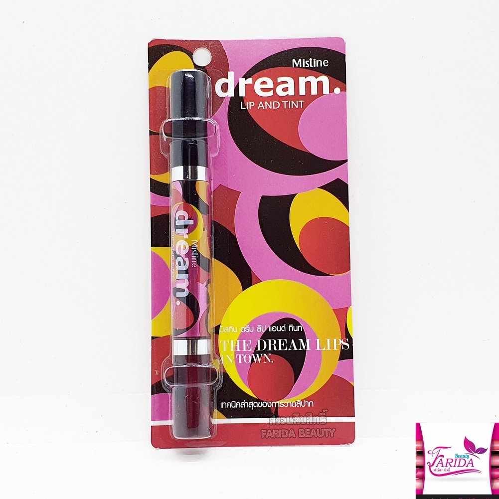 โปรค่าส่ง25บาท-mistine-dream-lip-and-tint-มิสทีน-ดรีม-แอนด์-ทินท์-ลิป-มิสทีน