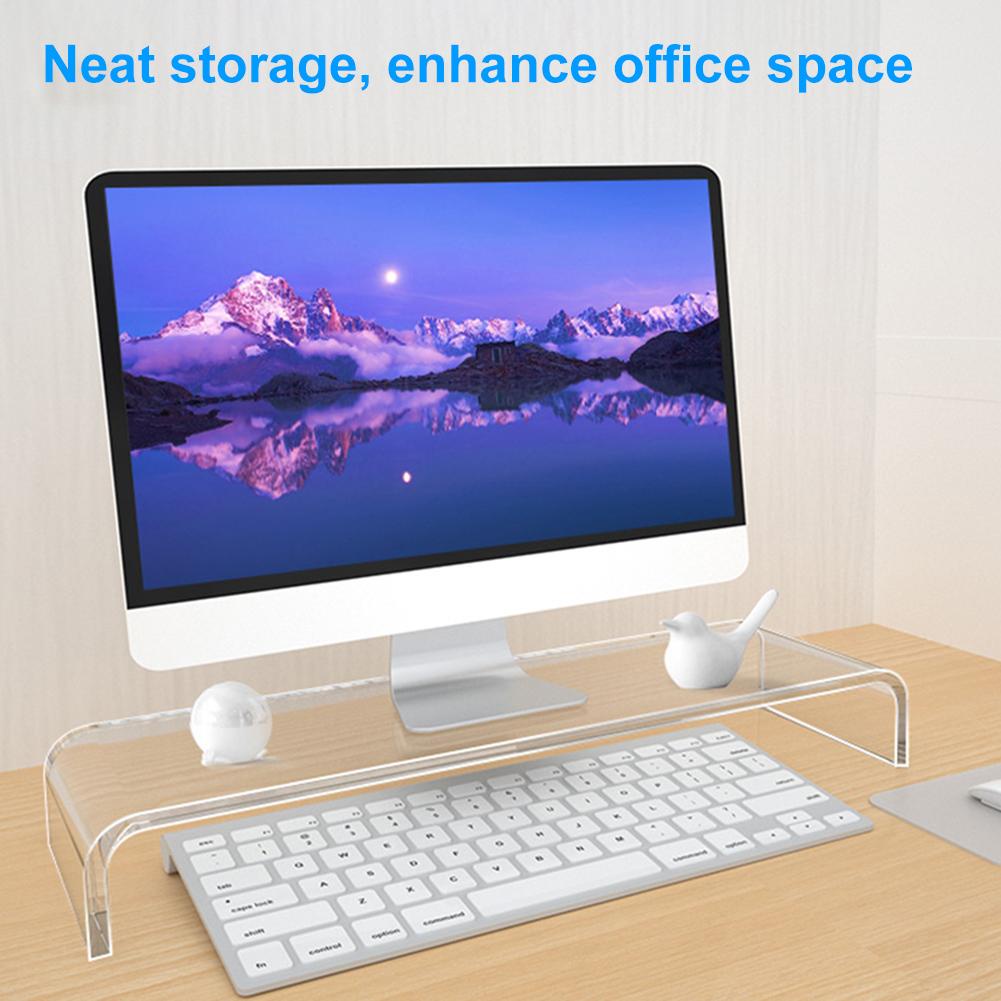 new-premium-acrylic-computer-monitor-stand-neck-protection-multi-media-desktop-laptop-holder-desk-stand-computer-monitor