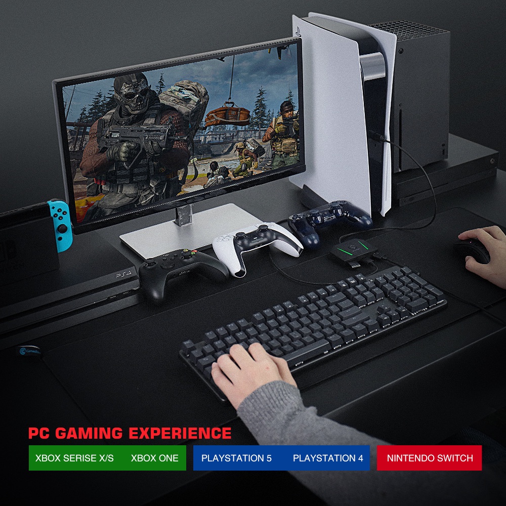 ภาพสินค้าLeadjoy VX2 AimBox อะแดปเตอร์เมาส์ คีย์บอร์ดเล่นเกม พร้อมพอร์ตแปลงเสียง 3.5 มม. สําหรับ Switch Xbox PS4 PS5 จากร้าน okbay.th บน Shopee ภาพที่ 3