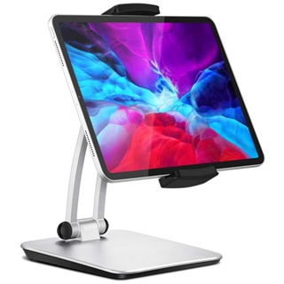 Tablet Stand Holder Adjustable, Folding 360° Swivel Desk Mount Cell Phone Bracket Support 4.7&quot;-12.9&quot; Display T