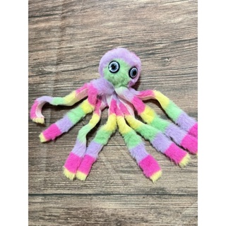 ภาพขนาดย่อของภาพหน้าปกสินค้ากระเป๋าพวงกุญแจปลาหมึกตุ๊กตามีสีสันสีสุ่ม New colorful octopus keychain ZYCS จากร้าน pandawin2020 บน Shopee ภาพที่ 3