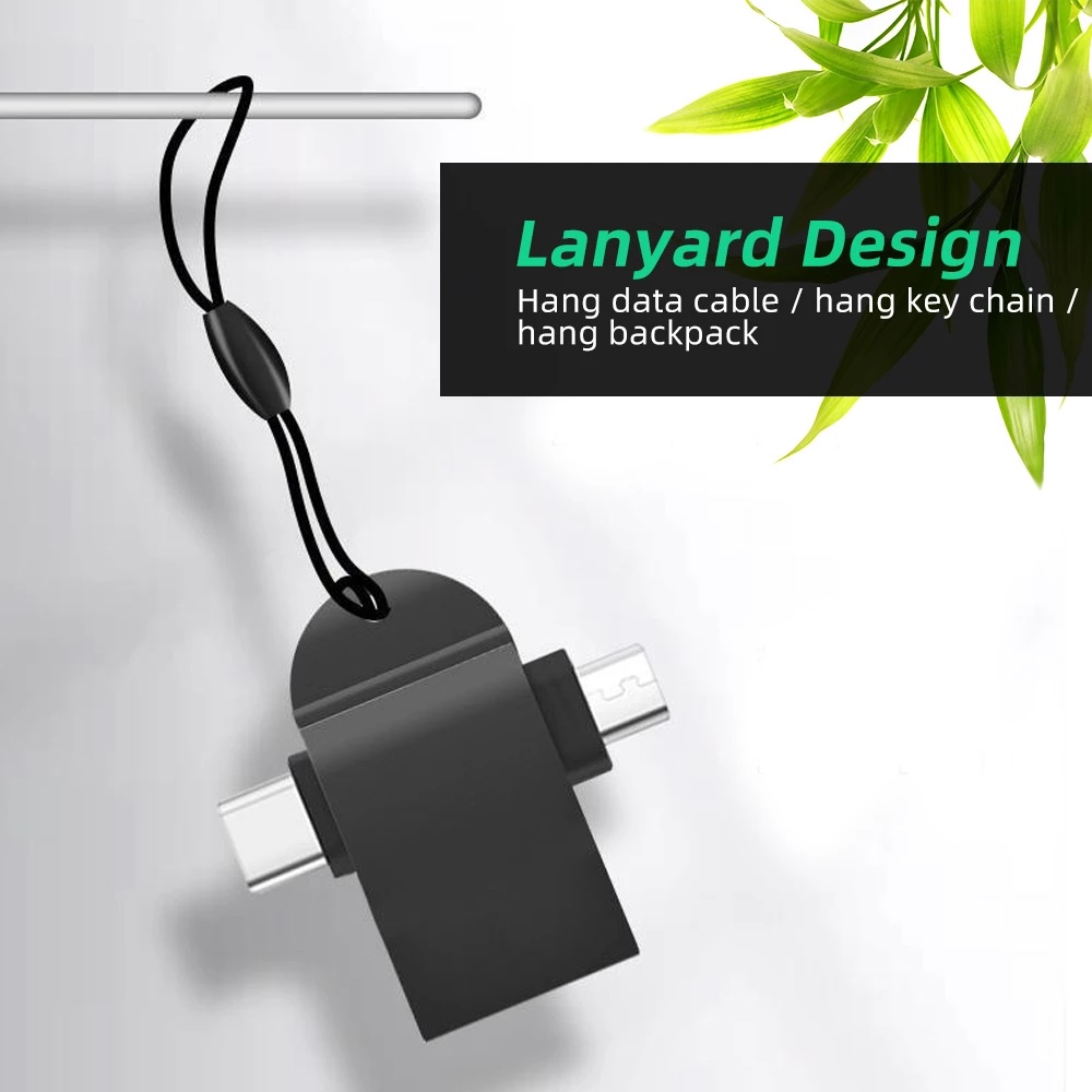 ecily-otg-type-c-อะแดปเตอร์-2in1-micro-usb-เป็น-usb-c-อะแดปเตอร์-โทรศัพท์มือถือ-แฟลชไดรฟ์-อ่านเมาส์-เชื่อมต่อ-usb-ตัวแปลงสายเคเบิล