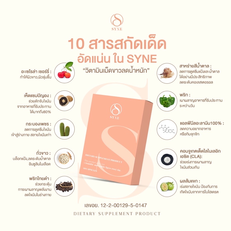 syne-ผลิตภัณฑ์อาหารเสริมลดน้ำหนักแบรนด์ใหม่-ที่จะมาฉีกทุกกฎการลดน้ำหนักให้เป็นจริง