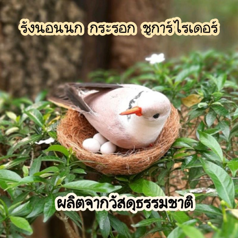 รังนก-ผลิตจากวัสดุธรรมชาติ-มี-4-ขนาด