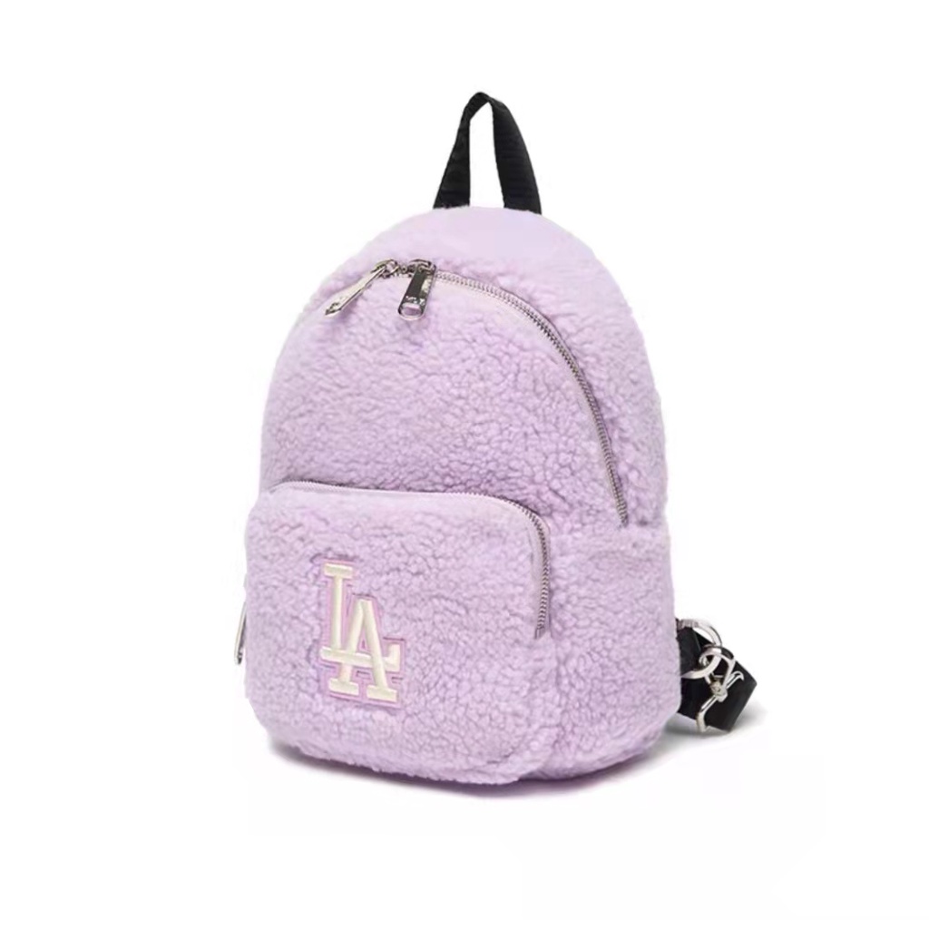 ภาพสินค้าใหม่ MLB ️พร้อมส่ง ️ ใหม่กระเป๋าเป้ขนเเกะมินิสะพายหลังเด็กนักเรียน MONOGRAM Lamb Fleece Bag จากร้าน lisa.purchasing.shop บน Shopee ภาพที่ 3