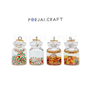 ภาพขนาดย่อของภาพหน้าปกสินค้าจี้ลูกกวาด Rainbow candy pendants 28mm จากร้าน porjai.craft บน Shopee