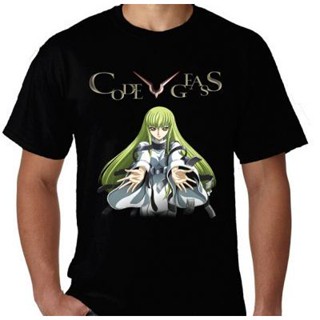 เสื้อยืดผู้หญิง เสื้อยืดสีขาว 2020 เสื้อยืด Code Geass เสื้อยืด 27-IB78 sale เสื้อคนอ้วนผญ เสื้อคู่