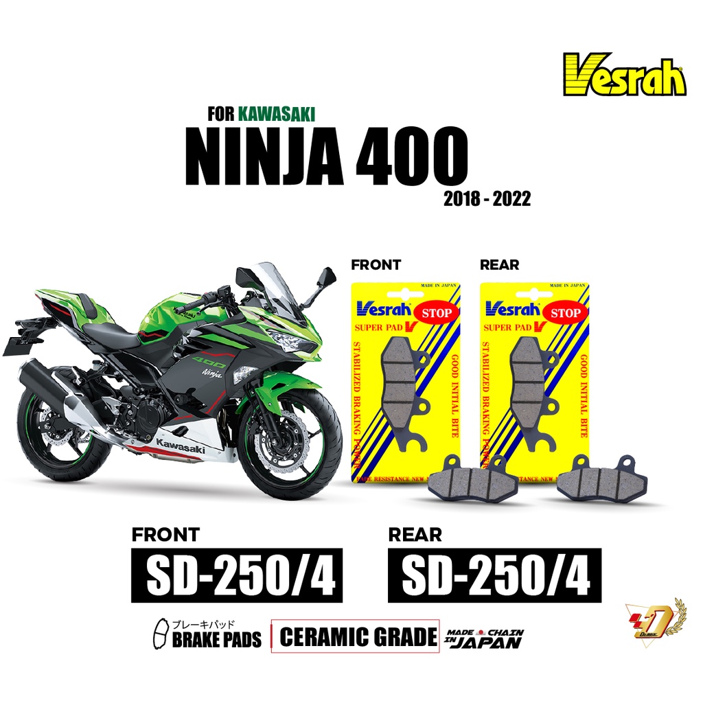 ผ้าเบรค-หน้า-หลัง-ninja250-ninja300-z250-z300-ninja400-z400-vesrah-sd-250