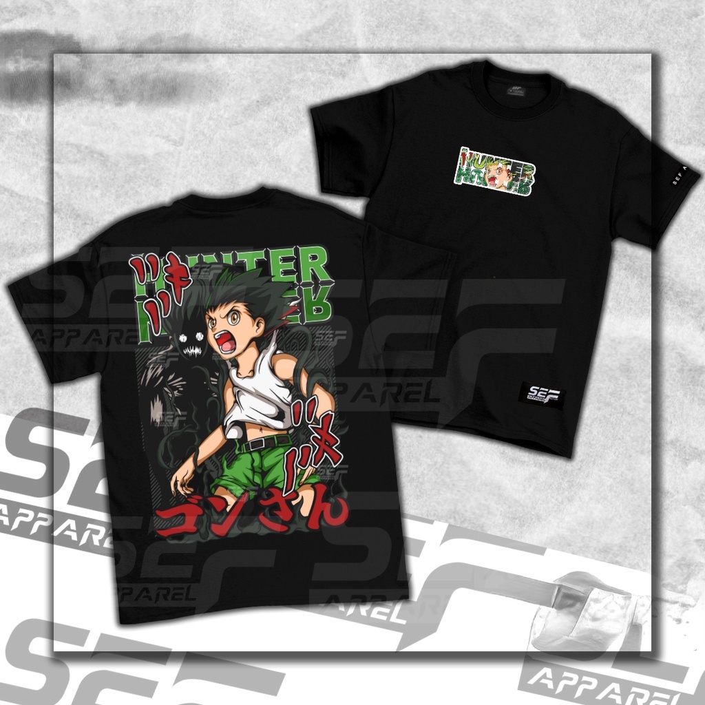 tee-เสื้อยืดสําหรับผู้ชาย-m-hunter-x-hunter-gon-killua-เสื้อยืดผ้า-unisex-เสื้อผ้า-เสื้อยืด-k