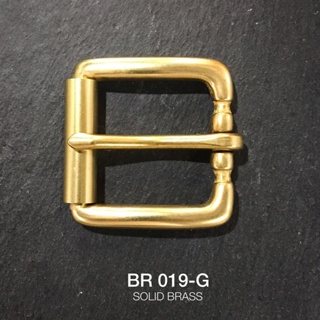 ภาพขนาดย่อของภาพหน้าปกสินค้าBR019-G หัวเข็มขัดทองเหลือง ขนาด 38มิลหรือ 1.5นิ้ว แบบ G** ราคาต่อชิิ้น** จากร้าน leatherbrass บน Shopee