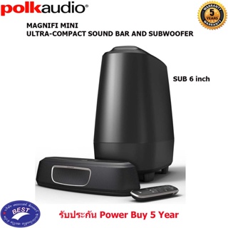สินค้า Polk Audio MagniFi Mini Home Theater Compact Sound Bar with Wireless Subwoofer - Black