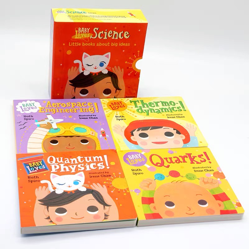 หนังสือเด็ก-baby-loves-science-little-books-about-big-ideas-4-board-books-หนังสือเด็กภาษาอังกฤษ-นิทานภาษาอังกฤษ