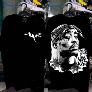 เสื้อยืดสําหรับผู้ชาย❦I.2PAC เสื้อโจรสลัดทําจากเสื้อยืดย้อนยุคของมหาวิทยาลัยละเมิดลิขสิทธิ์สําห OJ+