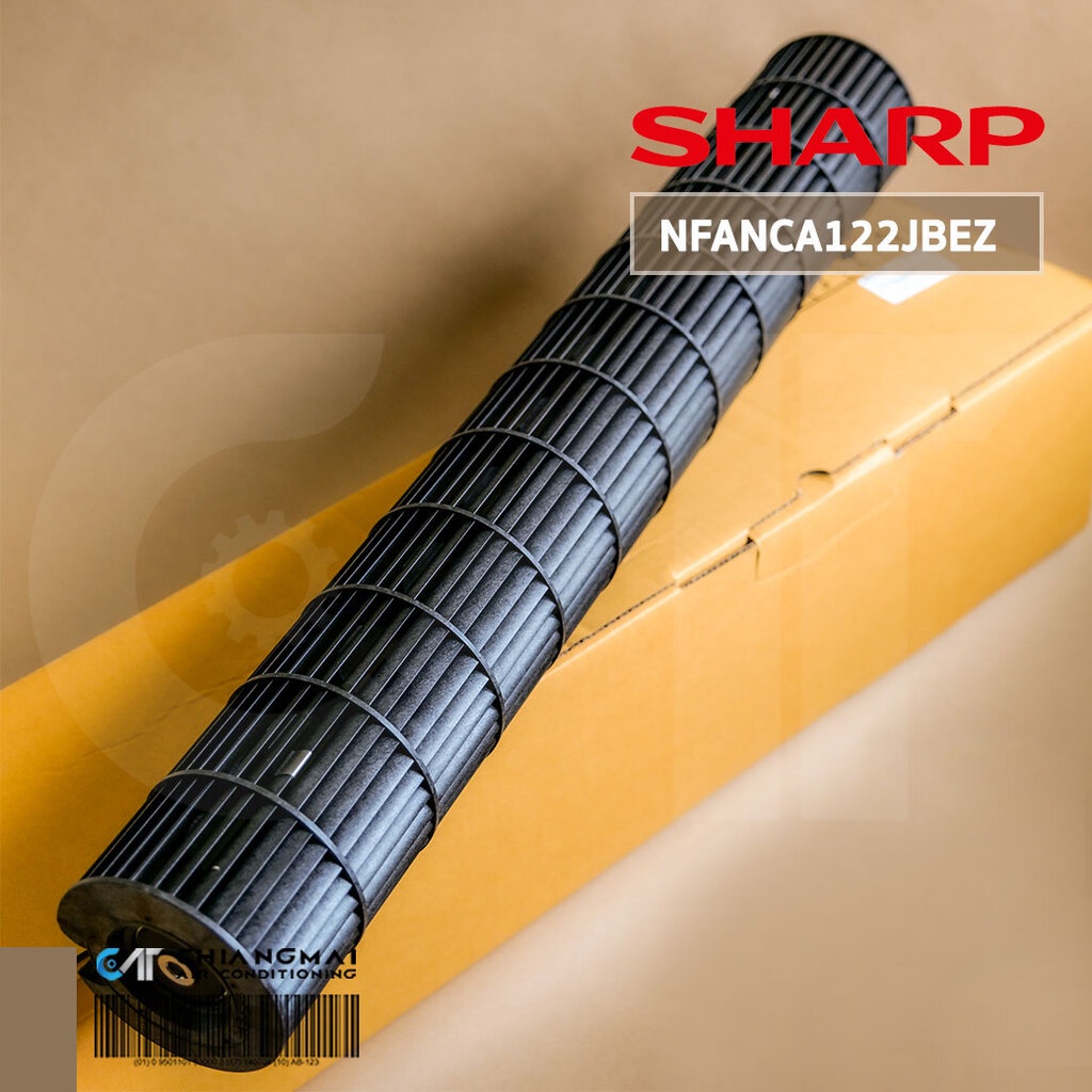 ภาพหน้าปกสินค้าNFANCA122JBEZ ใบพัดลมคอยล์เย็น SHARP ใบพัดลมโพรงกระรอก อะไหล่แอร์ ของแท้เบิกศูนย์ (ใช้ A113JBEZ, A167JBEZ แทนได้)