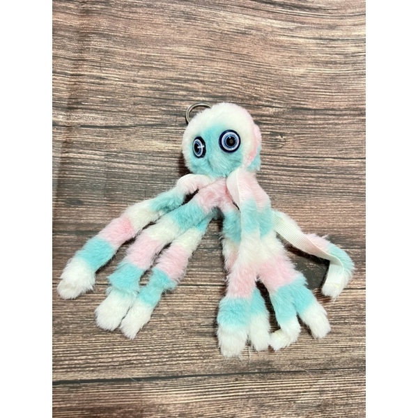 ภาพสินค้ากระเป๋าพวงกุญแจปลาหมึกตุ๊กตามีสีสันสีสุ่ม New colorful octopus keychain ZYCS จากร้าน pandawin2020 บน Shopee ภาพที่ 6