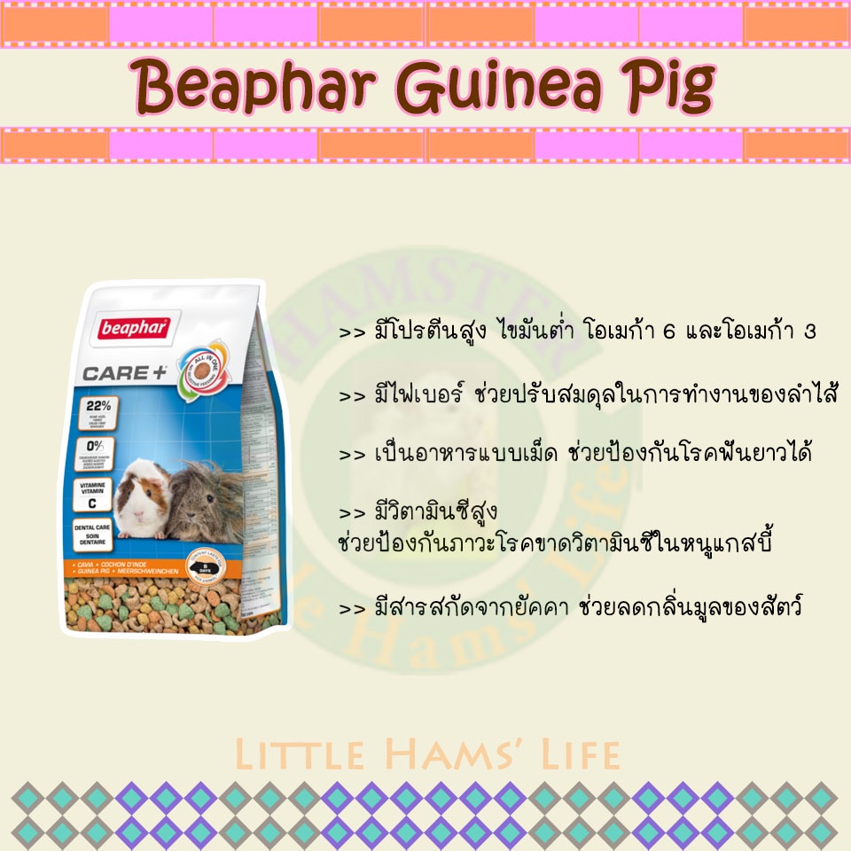 beaphar-care-guinea-pig-อาหารสำหรับหนูแกสบี้-หนูตะเภา