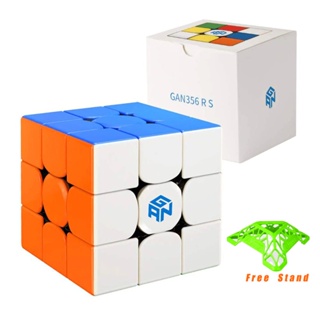 ஐ๑GAN 356RS Speed Cube Gans 356R 3x3 Stickerless Gan356 RS 3x3x3 Speedcube GES V3 System