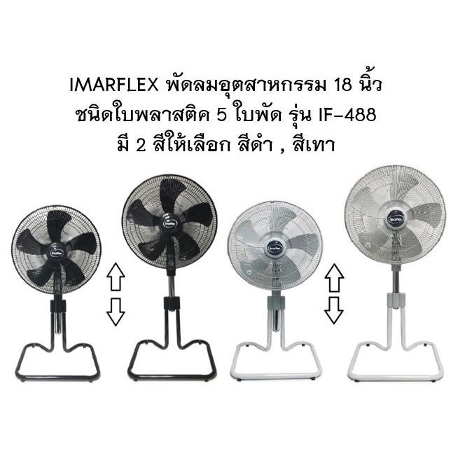 imarflex-พัดลมอุตสาหกรรม-ตั้งพื้น-ขนาด-18-นิ้ว-5-ใบพัด-รุ่น-if-488-พัดลม-ปรับส่าย-ปรับสูง-ฉลากประหยัดไฟเบอร์-5