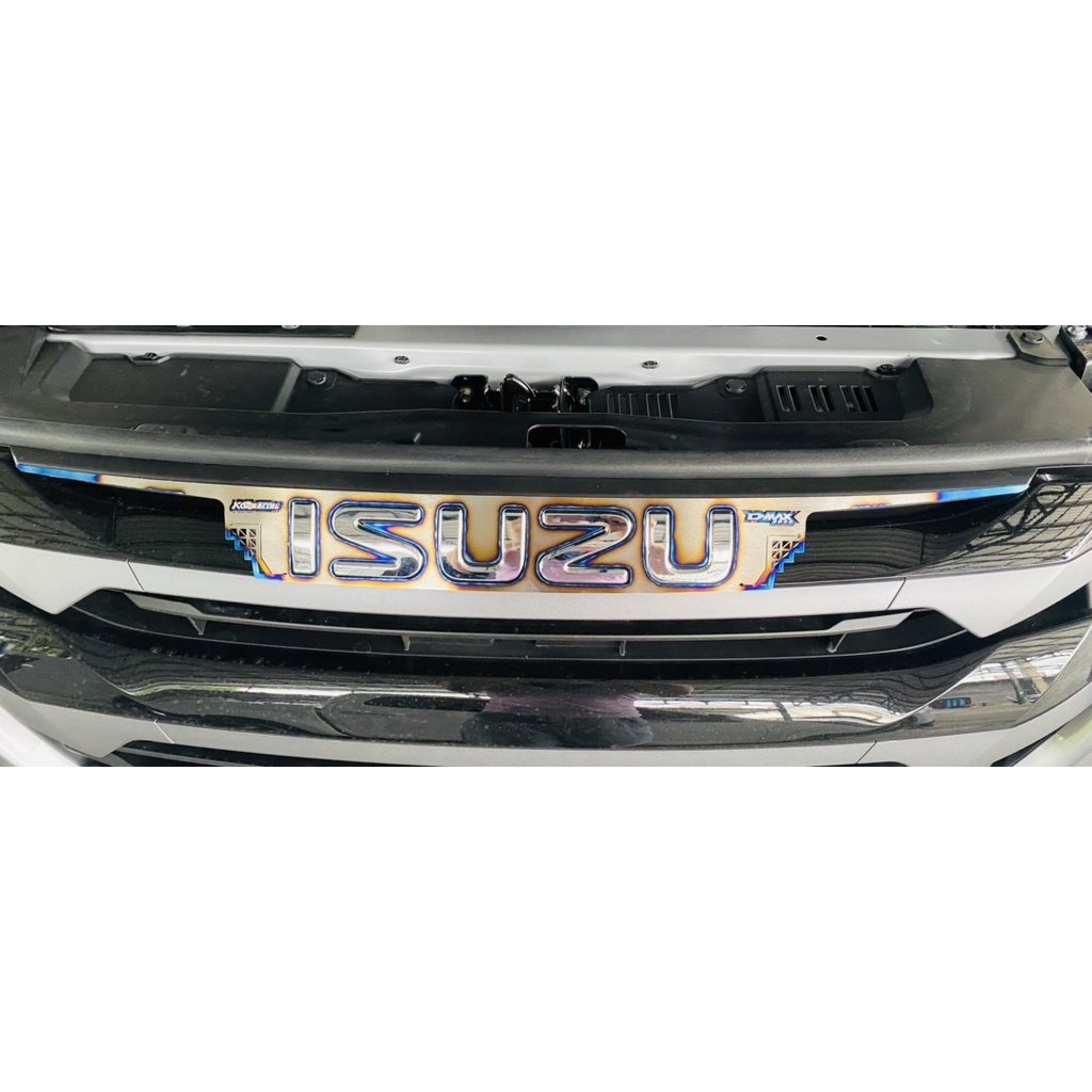 ครอบโลโก้-isuzuไทเท-dmax-2022-โลโก้-ติดรถยนต์-isuzu-dmax-2022สีไทเท304แท้kitracing