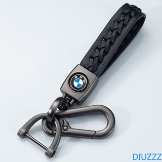 ใหม่ พวงกุญแจหนังแกะนิ่ม โลหะ รูปโลโก้รถยนต์ สไตล์บูติก สําหรับ BMW