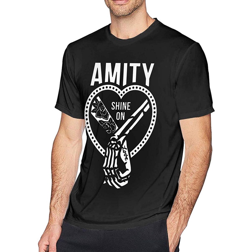 เสื้อตราหานคู่-amity-affliction-ผู้ชายเสื้อยืดแฟชั่นผ้าฝ้ายลูกเรือคอแขนสั้น-tunics-เสื้อยืดย้อนยุ