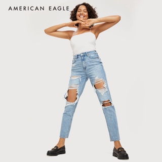 สินค้า American Eagle Highest Waist Mom Jean กางเกง ยีนส์ ผู้หญิง มัม เอวสูง (WMO 043-3425-973)