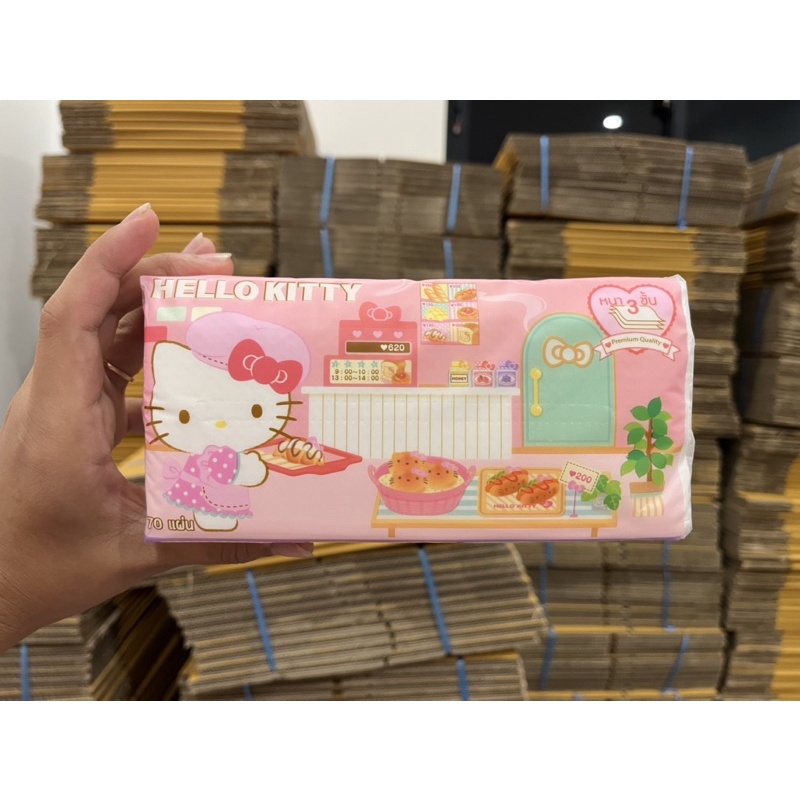 กระดาษเช็ดหน้า-sanrio-ลายใหม่ล่าสุด-1-ห่อ-คละลาย