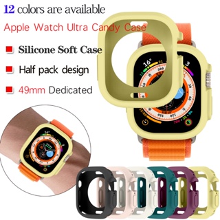 เคสนาฬิกาข้อมือ ป้องกัน แบบเรียบง่าย สําหรับ Apple Watch ultra Series iwatch8 7 6 5 4 3 49 มม. 41 มม. 45 มม.