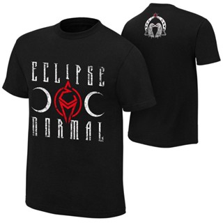 เสื้อยืดสีขาว เสื้อทหาร เสื้อยืด DIY WWE 2022 เอ็มเบอร์มูนใหม่ "Eclipse Normal" UFR เสื้อคู่วินเทจ