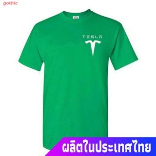 เสื้อขาว Tee เสื้อยืดยอดนิยม Lowest Price Tesla Motors Emblem Fashion T-Shirt Mens Womens T-shirts