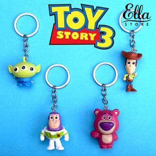 Ellastore123 พวงกุญแจ จี้การ์ตูน Buzz Lightyear น่ารัก ของขวัญ