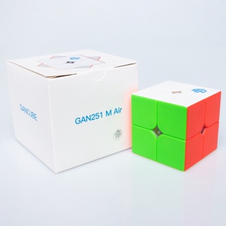 รูบิค Rubik  2x2 GAN 251 M  Air  (มีแม่เหล็ก) สี Stickerless