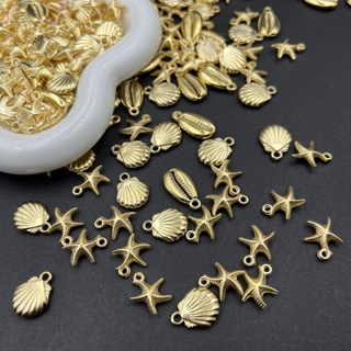 ภาพขนาดย่อของสินค้าCcb จี้อะคริลิค รูปปลาดาว สังข์ เปลือกหอย สีทองโบราณ สําหรับทําเครื่องประดับ สร้อยคอ สร้อยข้อมือ DIY
