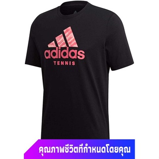 เสื้อวันพีช เสื้อยืดผู้หญิง เยาวชน Adidas Male Tennis Graphic Logo T-Shirt discount เสื้อยืดคอกลมSf5