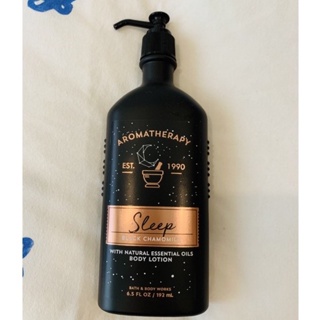 พร้อมส่ง! BBW Bath and Body Work Body Lotion Aromatherapy Sleep Black 192 ml. ของแท้