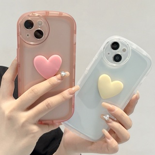 เคส iPhone 14 13 12 11 Pro Max X XS XR XS Max 8 7 Plus SE 2020 iPhone13 iPhone12 iPhone11 iPhone8 iPhone7 Transparent Black Pink White Protect Big Camera Love Soft Case