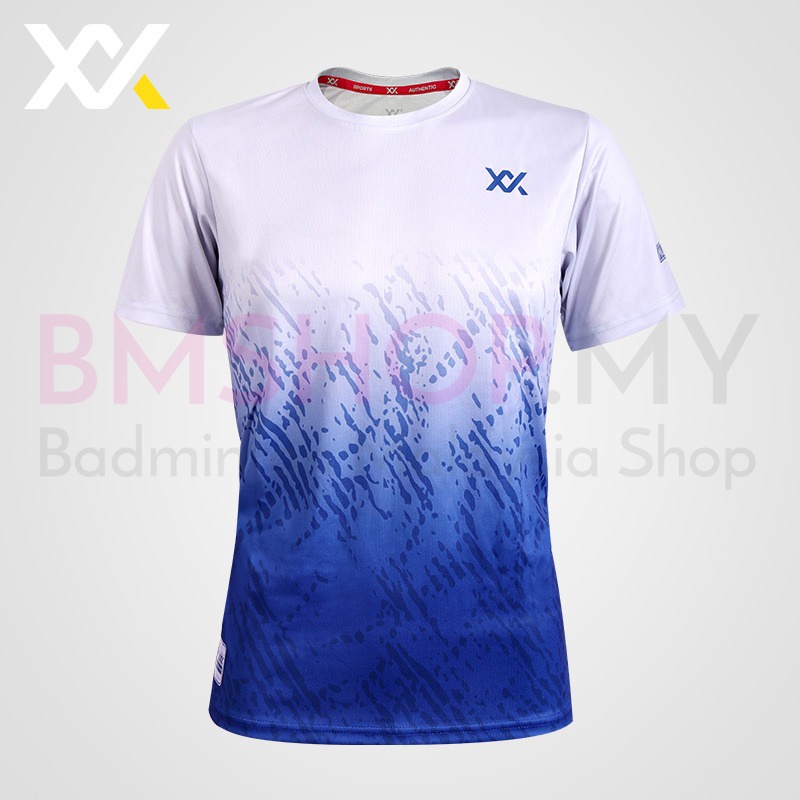 maxx-เสื้อยืดแฟชั่น-mxft071-สีเทา-สีฟ้า
