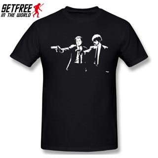 2020 Pulp Fiction Men T Shirt Pop Camiseta 4XL 5XL 6XL Cotton Short Sleeve Men Shirts discount