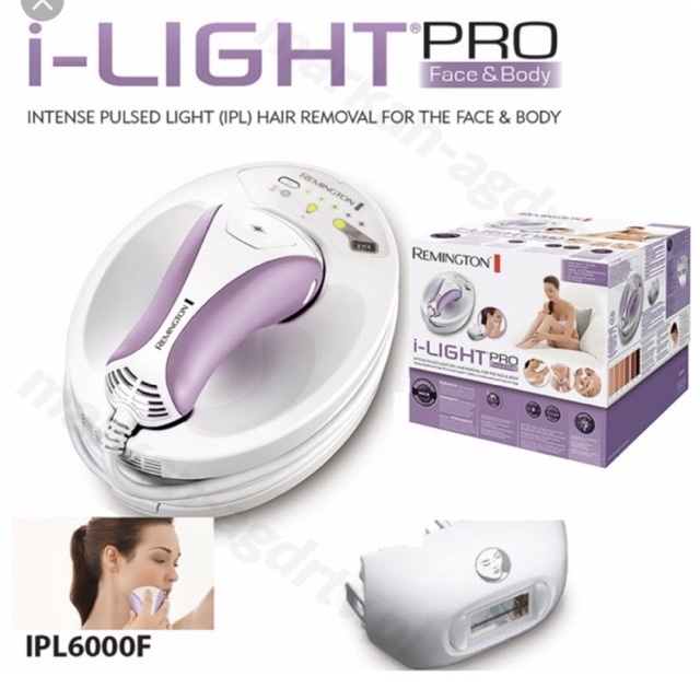 Remington IPL 6000 F iLight Pro Face & Body เครื่องเลเซอร์กำจัดขน