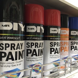 (BYM84) สเปรย์เพ้นท์ Spray Paint สีเปรย์สำหรับงานอเนกประสงค์ ขนาด 400ml. ใช้กับ ABS ได้ ติดแน่น พ่นสี สีรถยนต์