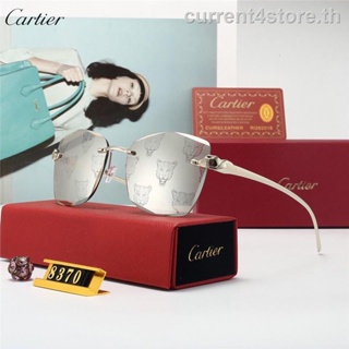 Cartier ของแท้ แว่นกันแดดโพลาไรซ์ พร้อมกล่อง สําหรับผู้ชาย และผู้หญิง