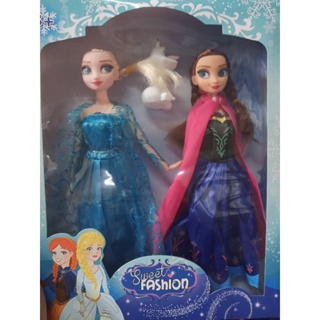 สินค้า ตุ๊กตาโฟรเซ่น เอลซ่า คริสตอฟ อันนา ดัดข้อแขนขา ได้สูง12นิ้ว doll frozen Elsa Anna princess