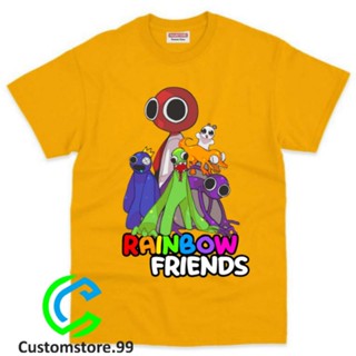 ใหม่ล่าสุด เสื้อยืด ลาย RAINBOW FRIENDS วัสดุพรีเมี่ยม สําหรับเด็ก