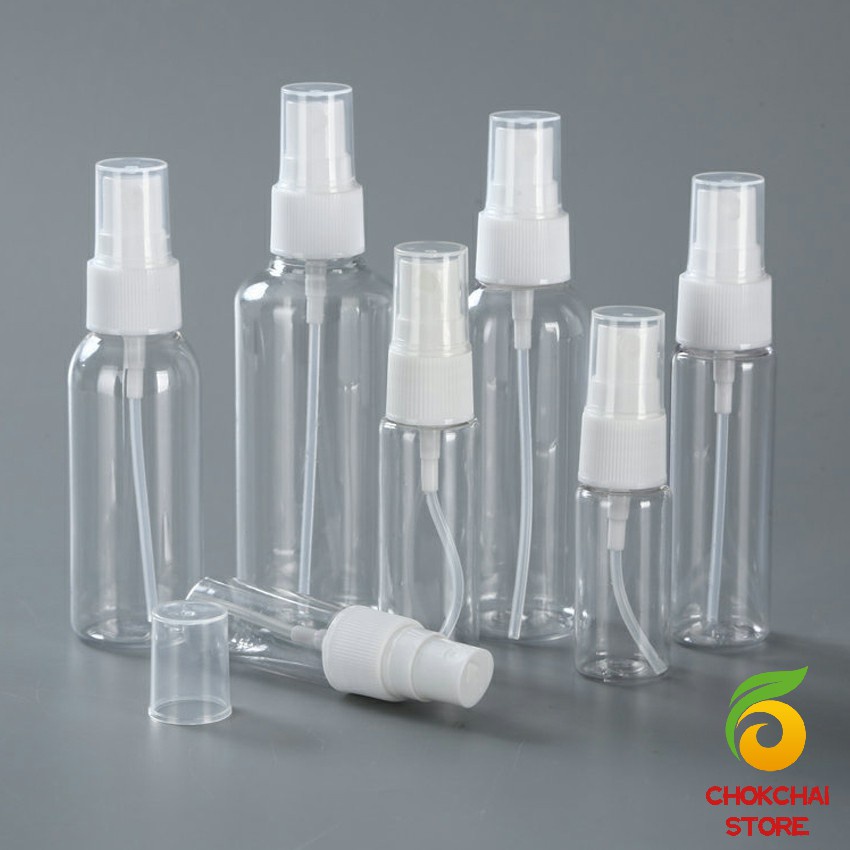 chokchaistore-ขวดสเปรย์-สีใส-ขวดใส่สเปรย์พกพา-ขวดสเปรย์น้ำหอม-มี-ขนาด-30-50-100-มล-transparent-spray-bottle