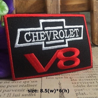 Chevrolet ตัวรีดติดเสื้อ อาร์มรีด อาร์มปัก ตกแต่งเสื้อผ้า หมวก กระเป๋า แจ๊คเก็ตยีนส์ Racing Embroidered Iron on Patch 3