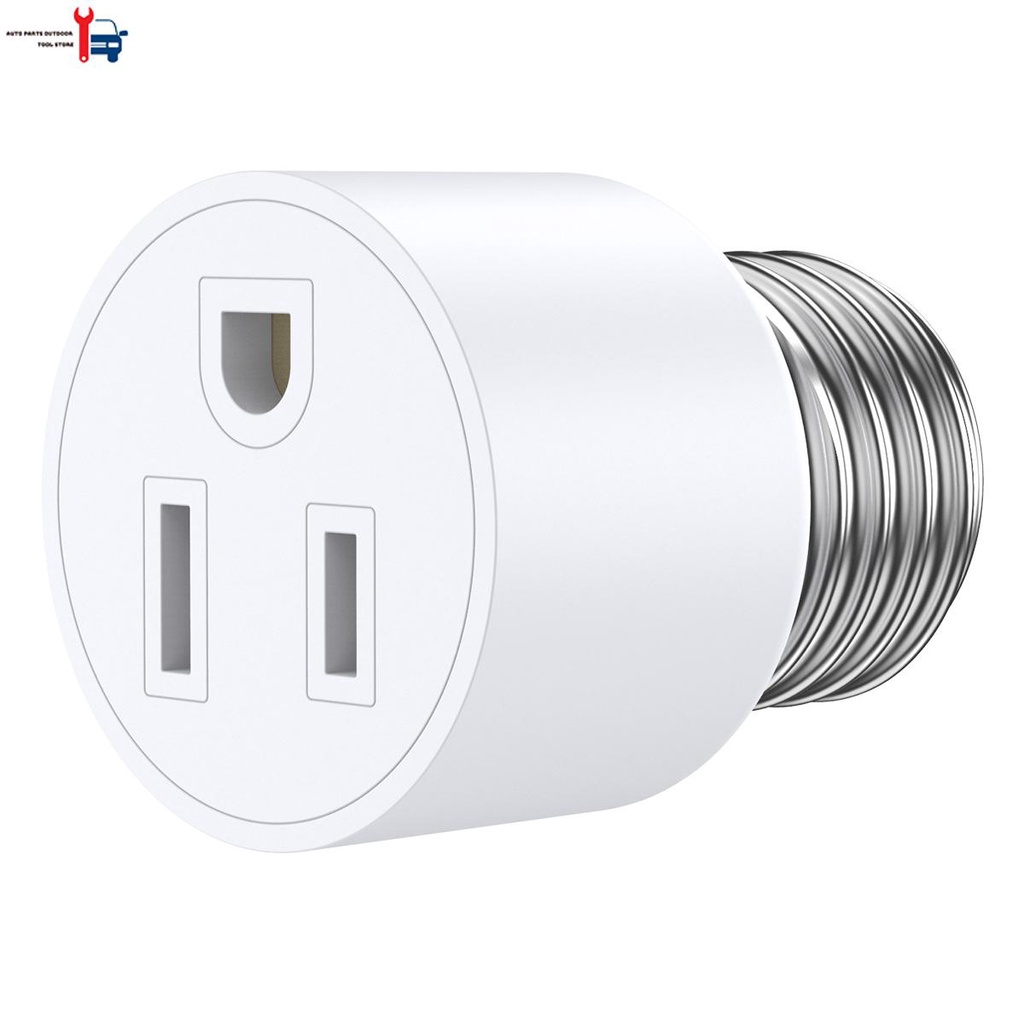 อะแดปเตอร์ซ็อกเก็ตหลอดไฟ ทนความร้อน 1250W E26 E27 to 3 Prong Outlet ...